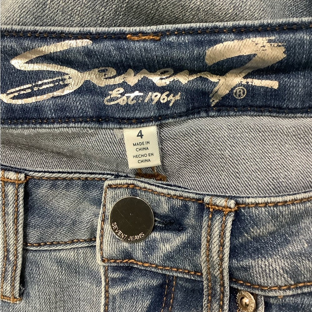 Seven7 Sunset Denim Bermuda Shorts - Picture 3 of 5